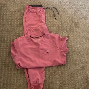 Pink scrubs Xl
